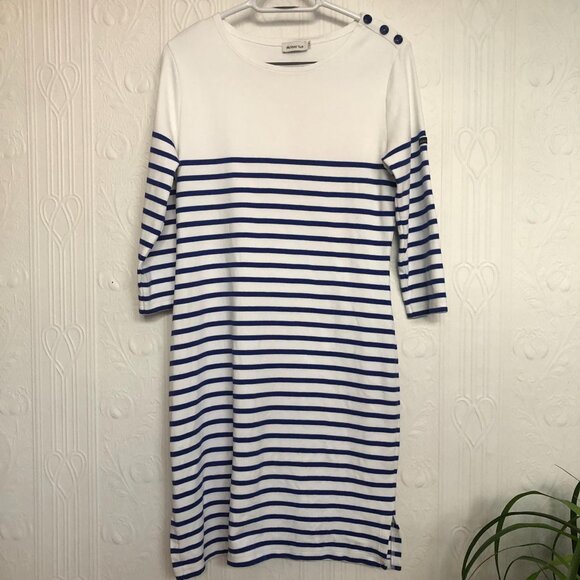 Never worn Armor Lux sailor t-shirt dress size 4 Fr, size 10 US - Picture 1 of 2